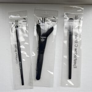 ELF Professional Makeup Beauty Eyeshadow Contour and Complexion Trio Brushes